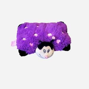 Pillow Pet ladybug peewee plush purple and pink pillow toy